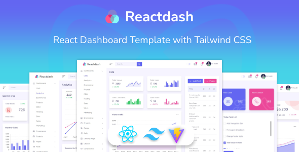 React dashboard template